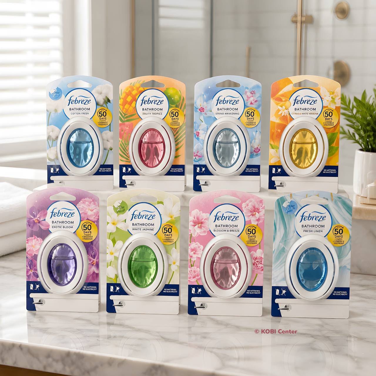 Bathroom freshener product selection